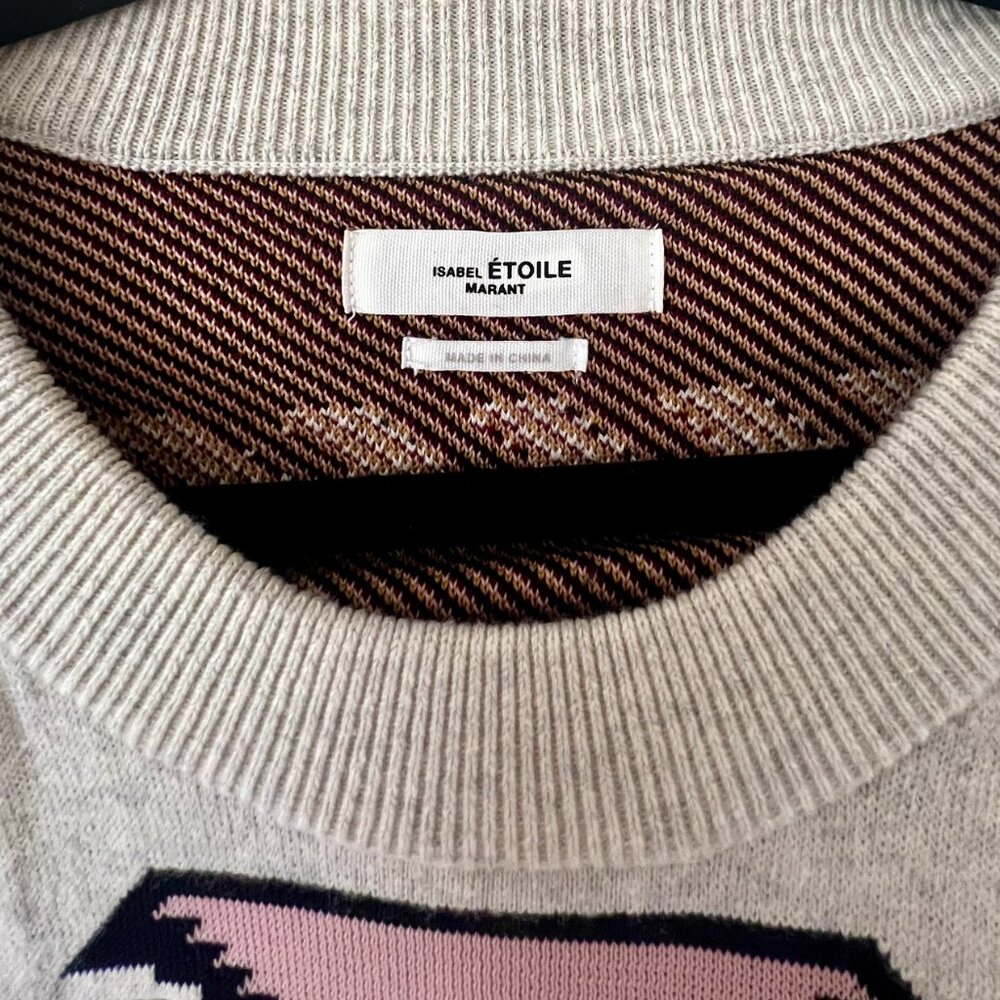 Isabel Etoile Marant Printed Mockneck Sweatshirt - Picture 3 of 3